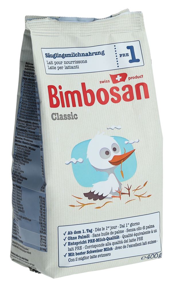 Bimbosan Classic 1 Säuglingsmilch refill 400 g