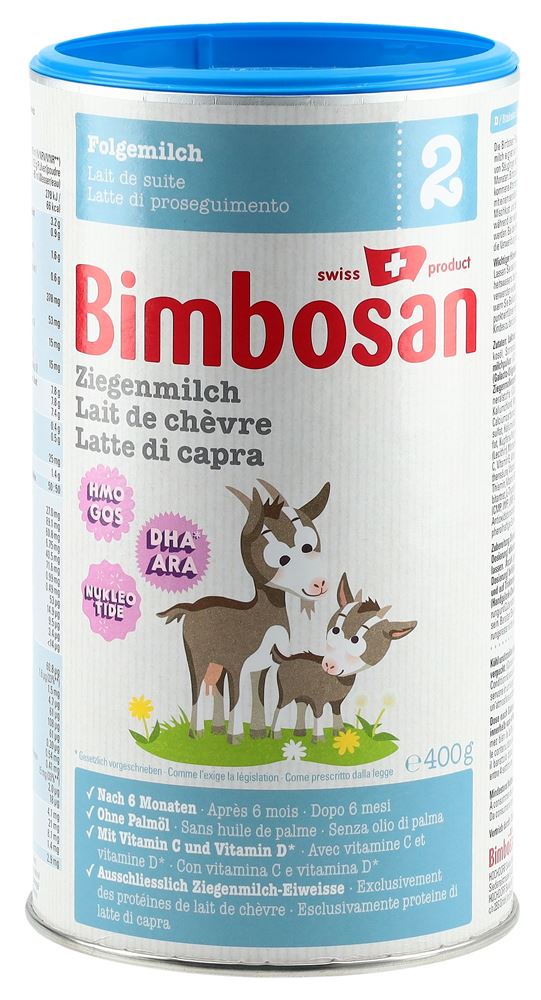 Bimbosan Ziegenmilch 2 Folgemilch Ds 400 g