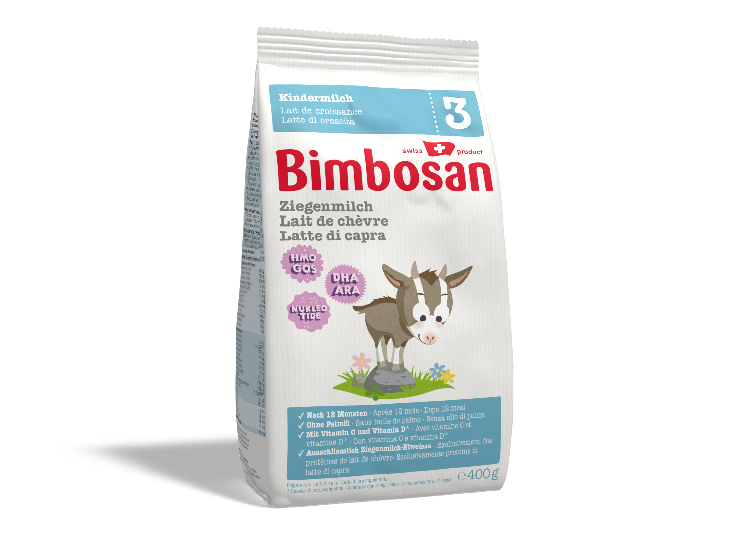 Bimbosan Ziegenmilch 3 Kindermilch refill 400 g