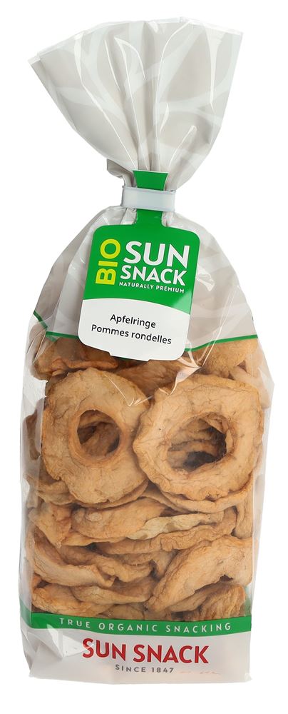 Bio Sun Snack Apfelringe Bio Beutel 150 G
