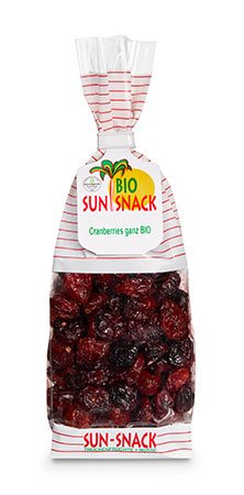 Bio Sun Snack Cranberries Bio Beutel 200 G