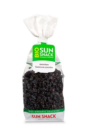 Bio Sun Snack Korinthen Bio Beutel 200 G