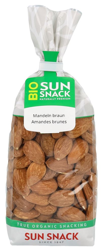 Bio Sun Snack Mandeln Braun Bio Beutel 250 G