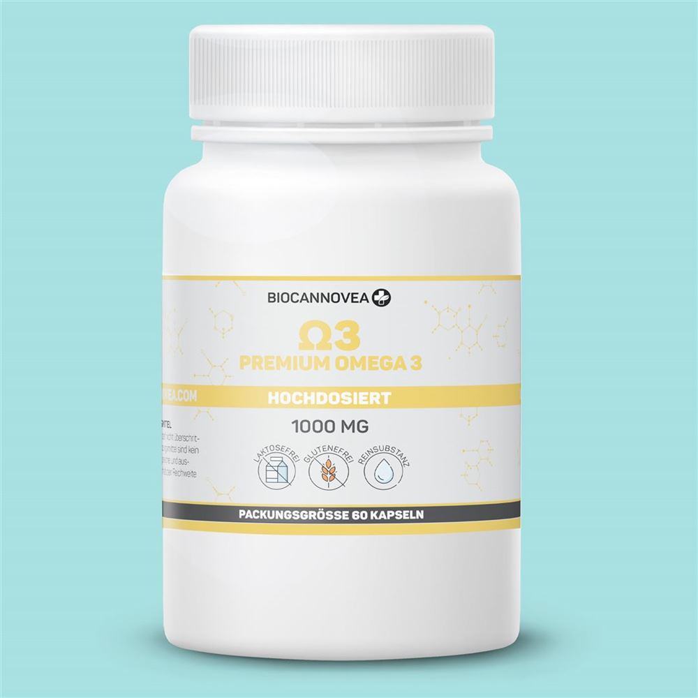 Biocannovea Omega 3 Kaps 1000 mg Ds 60 Stk