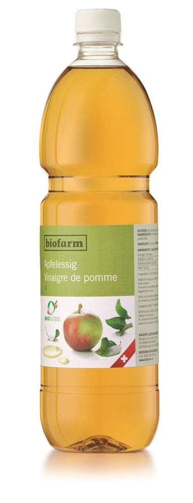 Biofarm Apfelessig Knospe Pet Fl 1 lt