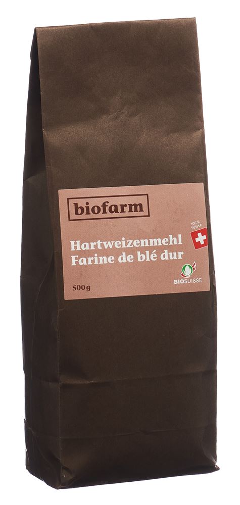 Biofarm Hartweizenmehl CH Knospe Btl 500 g