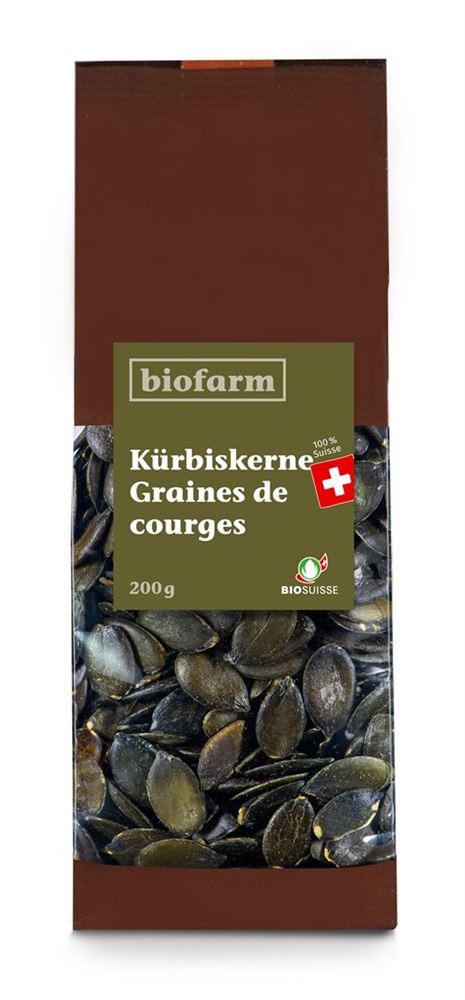 Biofarm Kürbiskerne Knospe Ch Beutel 200 G