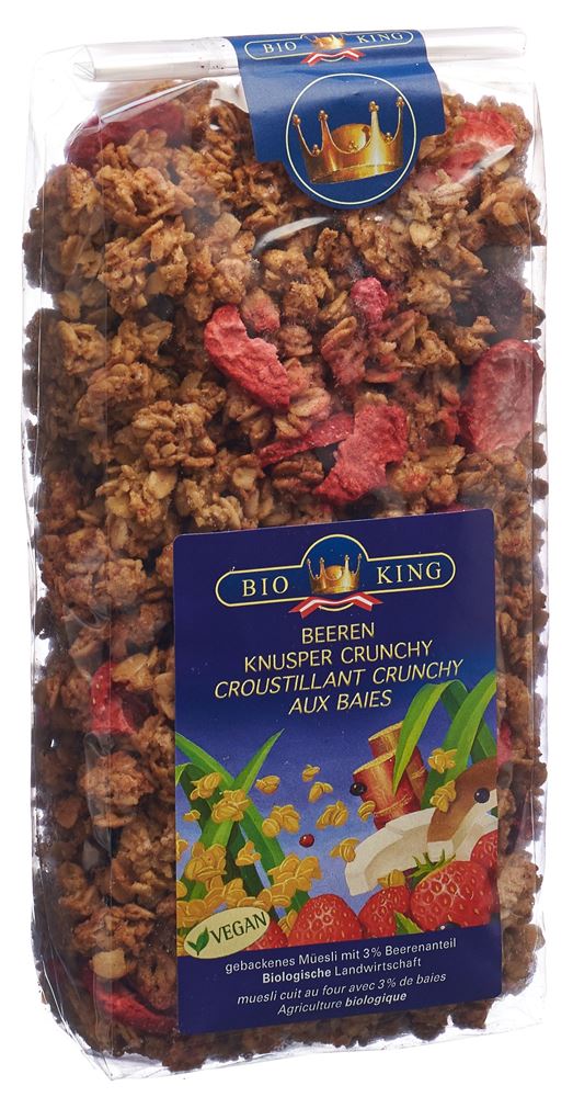 BioKing Knusper Crunchy Beeren Btl 375 g