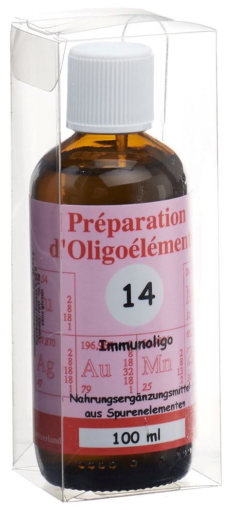 Bioligo POE 14 Immunoligo Préparation d'oligoéléments/Sauge Fl 100 ml