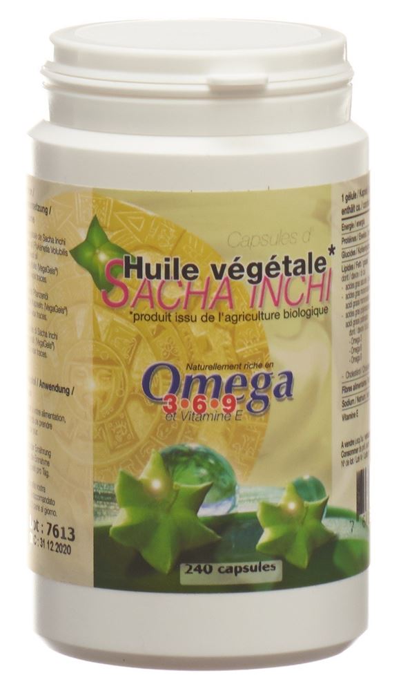 Bioligo Sacha Inchi Omega 3-6-9 Kaps 240 Stk