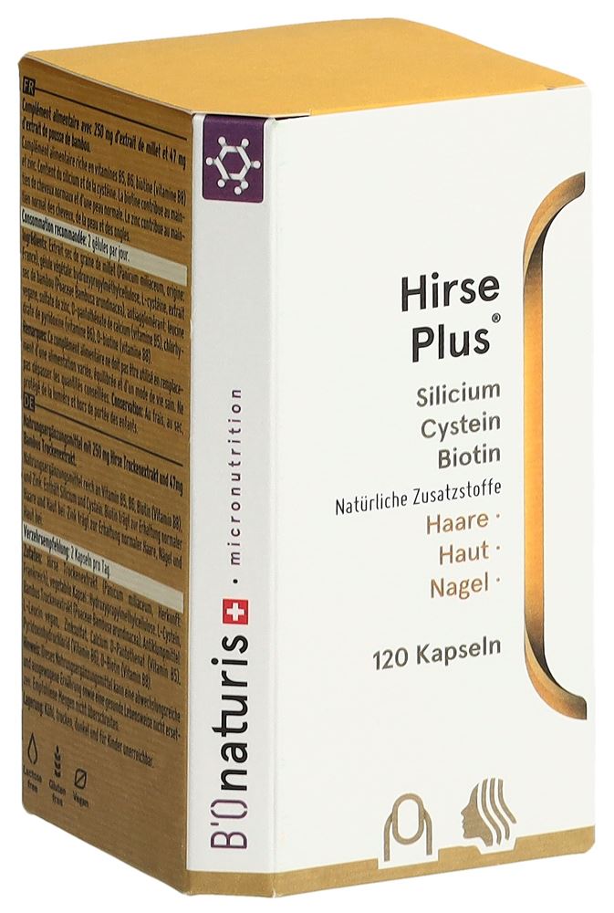 BIOnaturis Hirse Pus Kaps 120 Stk