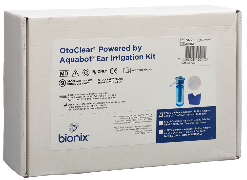 Bionix OtoClear Aquabot Kit Ear Irrigation
