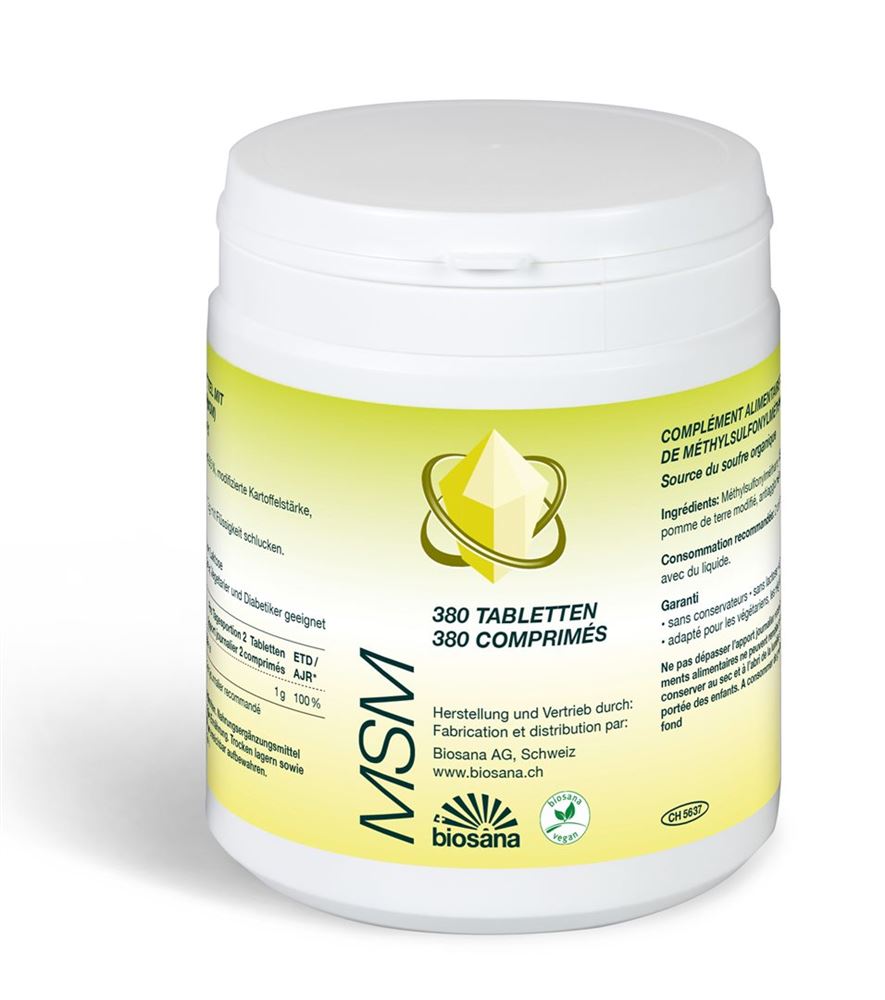 Biosana Msm Tabletten Ds 380 Stück