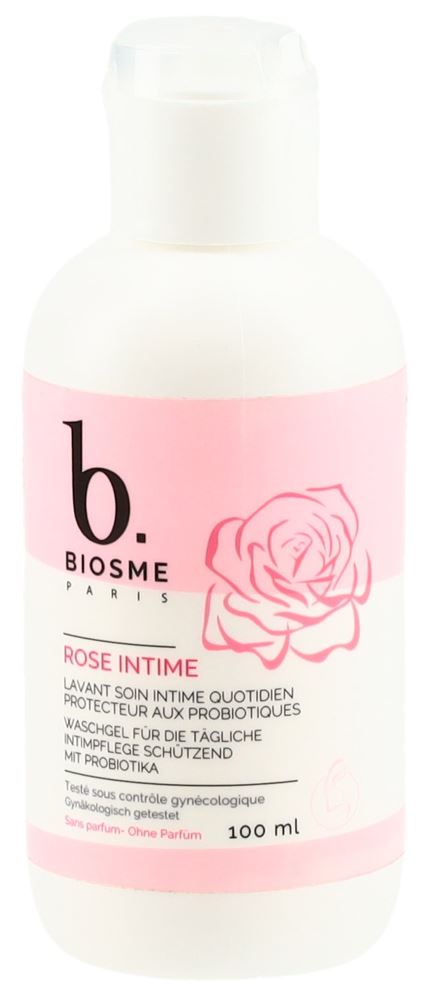 Biosme Waschgel Intimpflege Rose schützend mit Probiotika Fl 100 ml