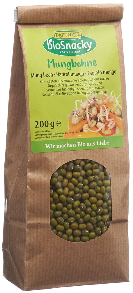 Biosnacky Mungbohne Beutel 200 G
