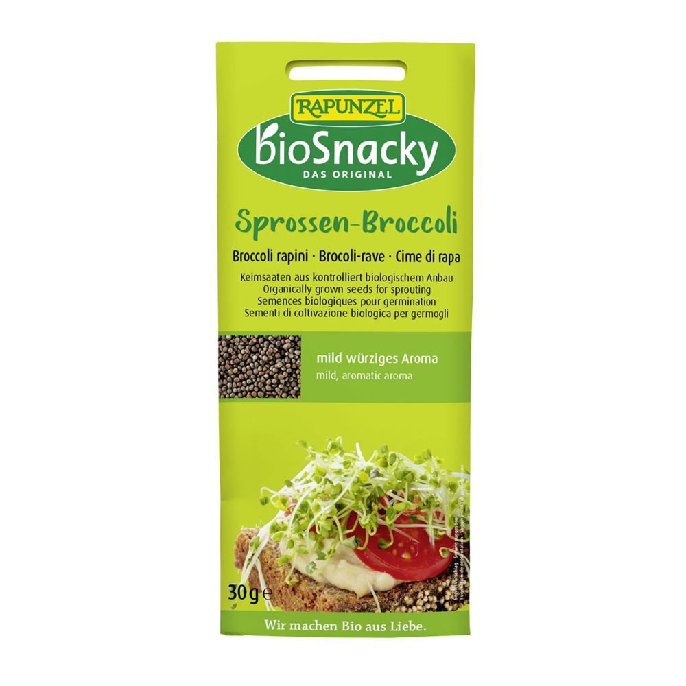 Biosnacky Sprossen-Broccoli Beutel 30 G