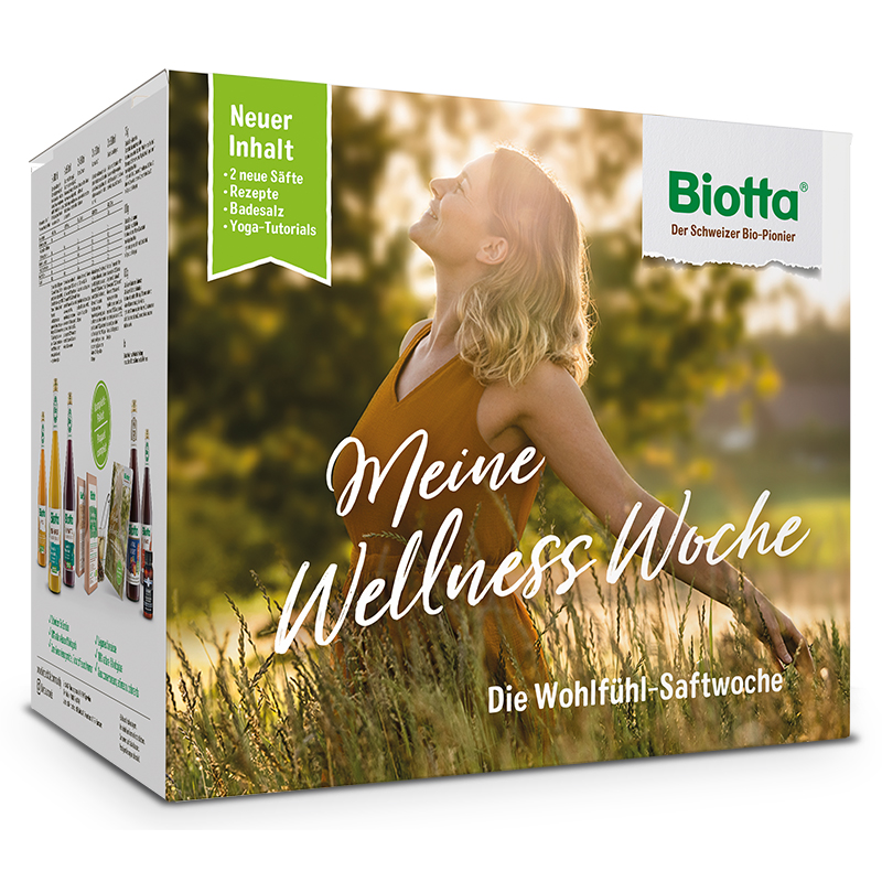 Biotta Wellness Woche Bio Karton