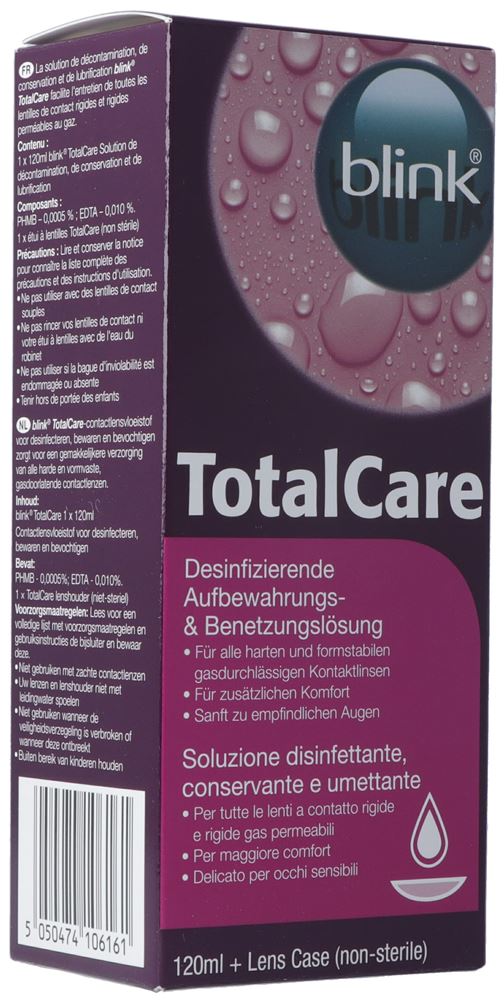blink TotalCare Lösung + Lensecase Fl 120 ml