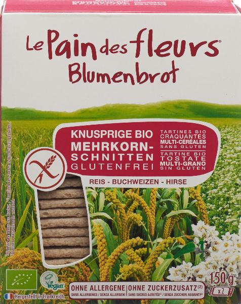 Blumenbrot Knusprige Schnitten Mehrkorn 150 g