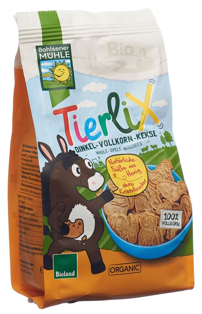 Bohlsener Mühle Dinkel Vollkorn Kekse Tierlix 125 g