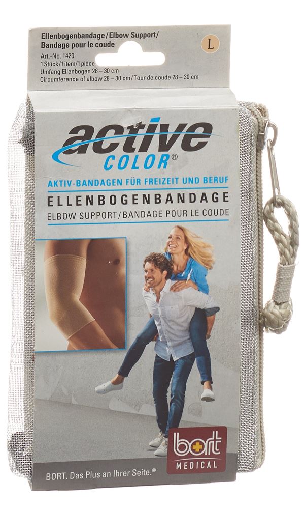 Bort ActiveColor Ellenbogenbandage L +28cm beige