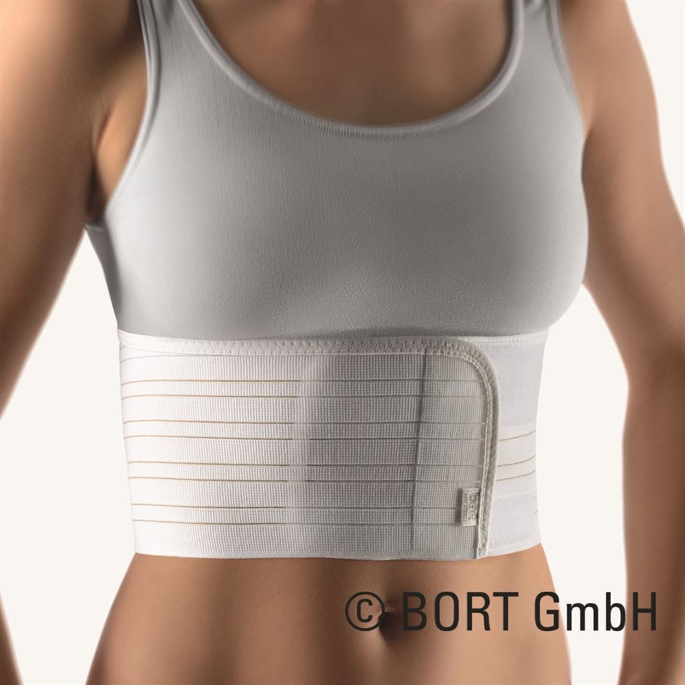 Bort elastischer Rippengurt S Damen weiss