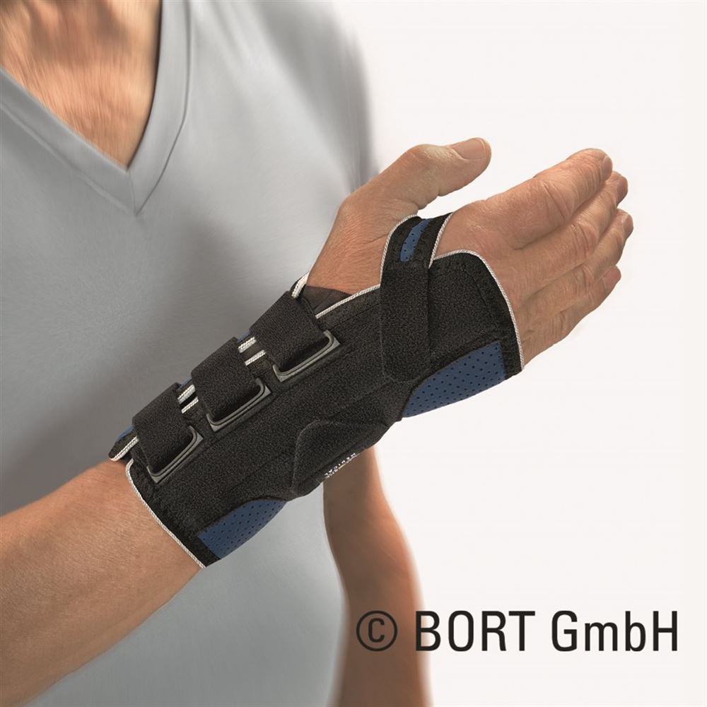 Bort Generation Handgelenkorthese S rechts blau