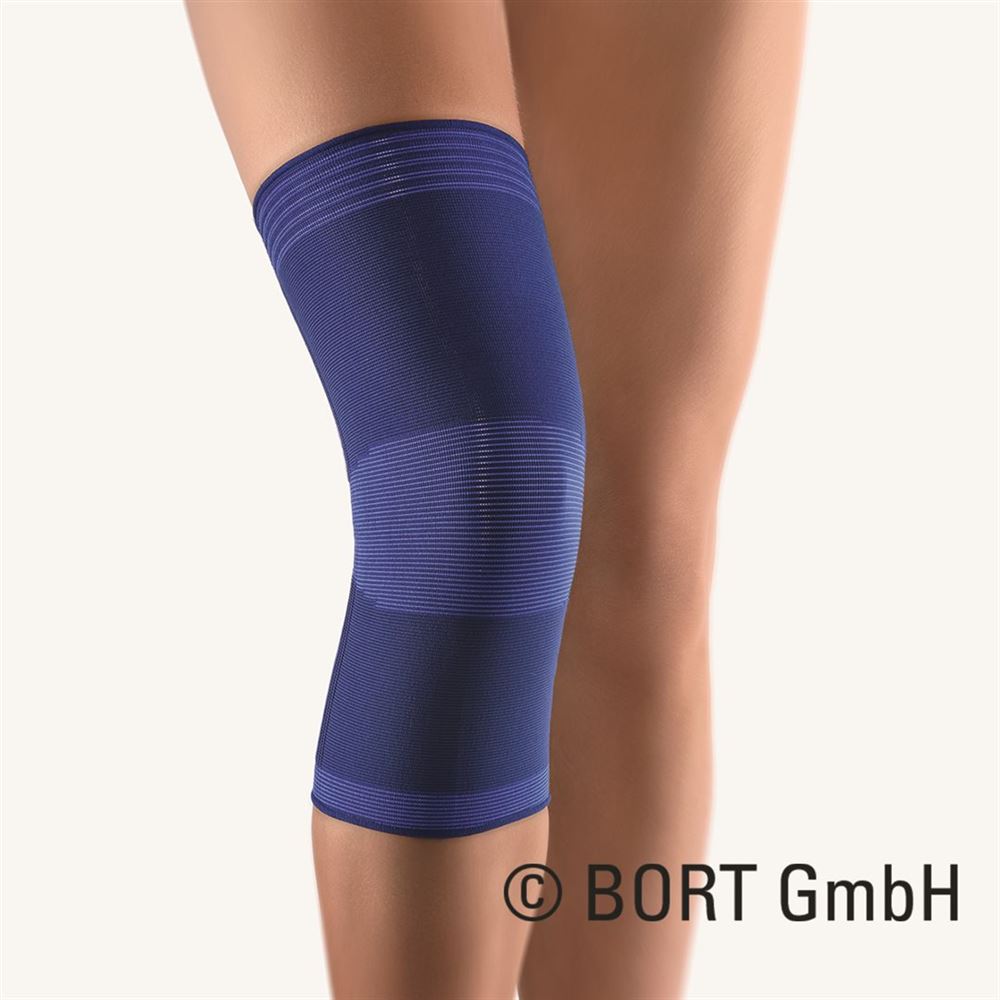 Bort Kniestütze Zweizug M -37cm blau