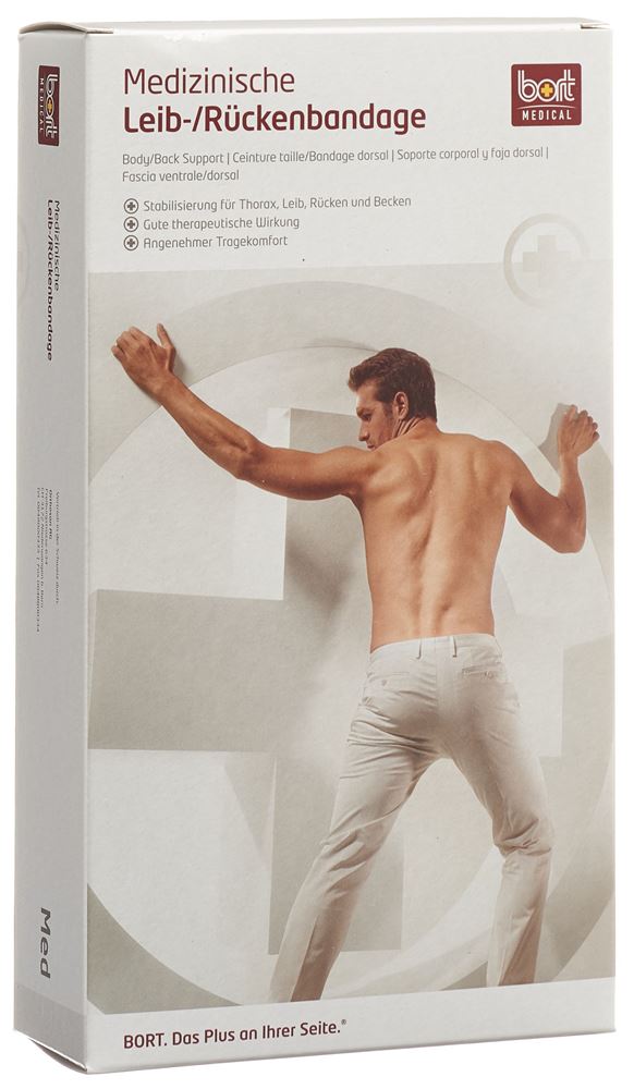 Bort Leistenbruchband M -104cm weiss