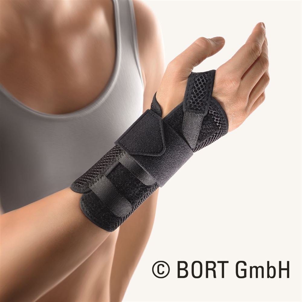 Bort ManuStabil kurz S -17cm rechts schwarz