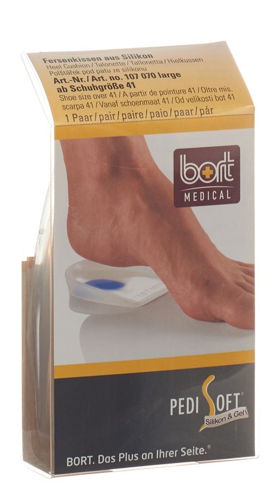 Bort PediSoft Fersenkissen L +41 mit Softspot 2 Stk