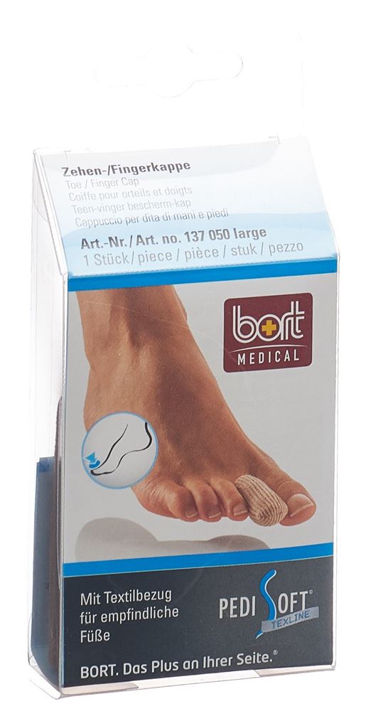 Bort PediSoft Texline Zehen/Fingerkappe L