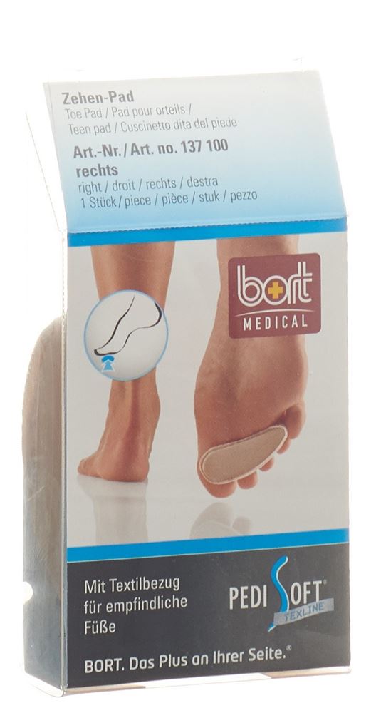 Bort PediSoft Texline Zehen Pad rechts