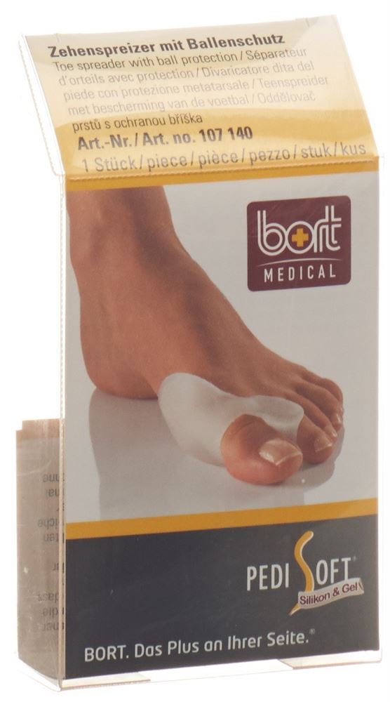 Bort PediSoft Zehenspreizer mit Ballenschutz