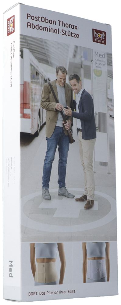 Bort PostOban Soft-Thorax Abdominalstütze M 21cm beige