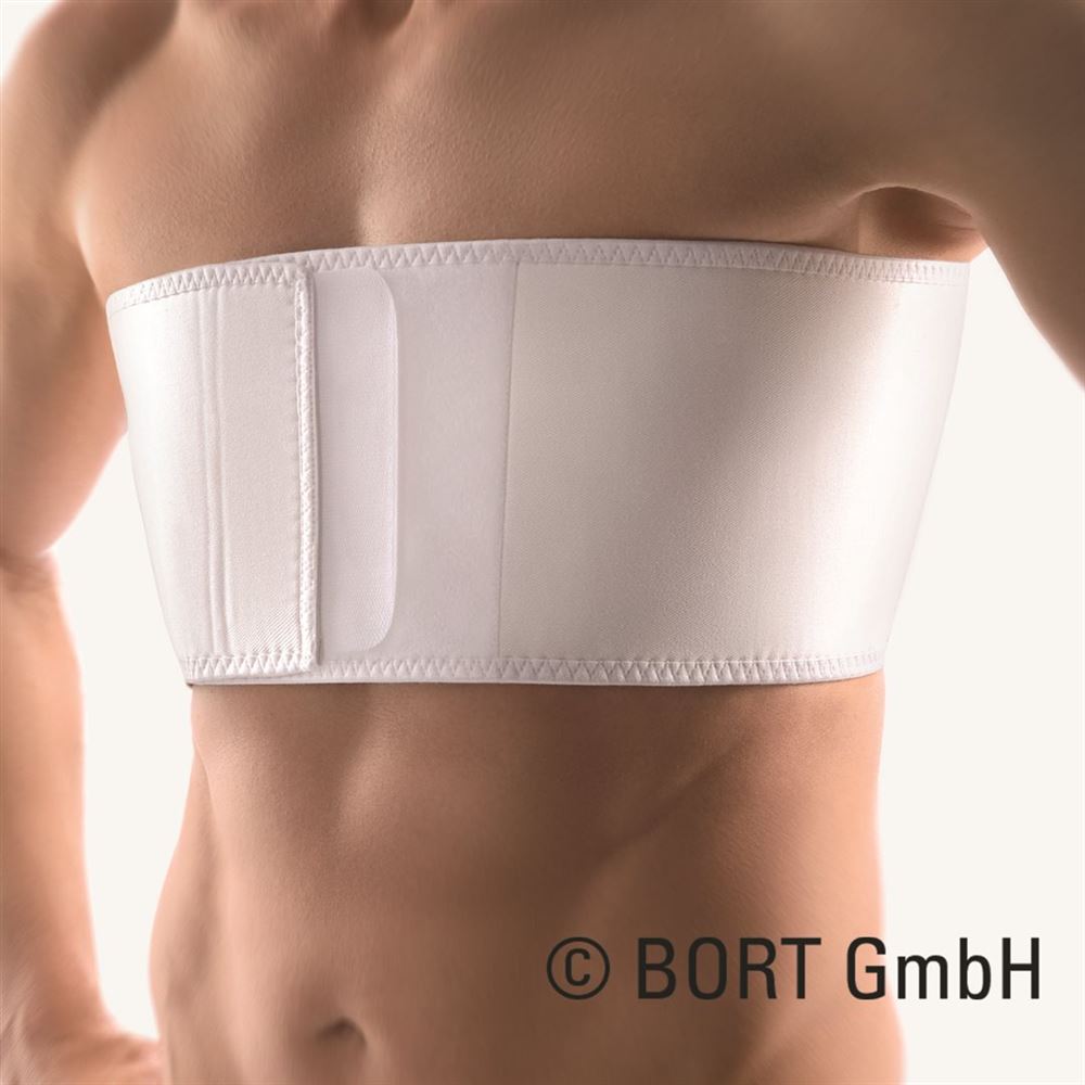 Bort Rippengürtel Herren 16cm M -96cm weiss