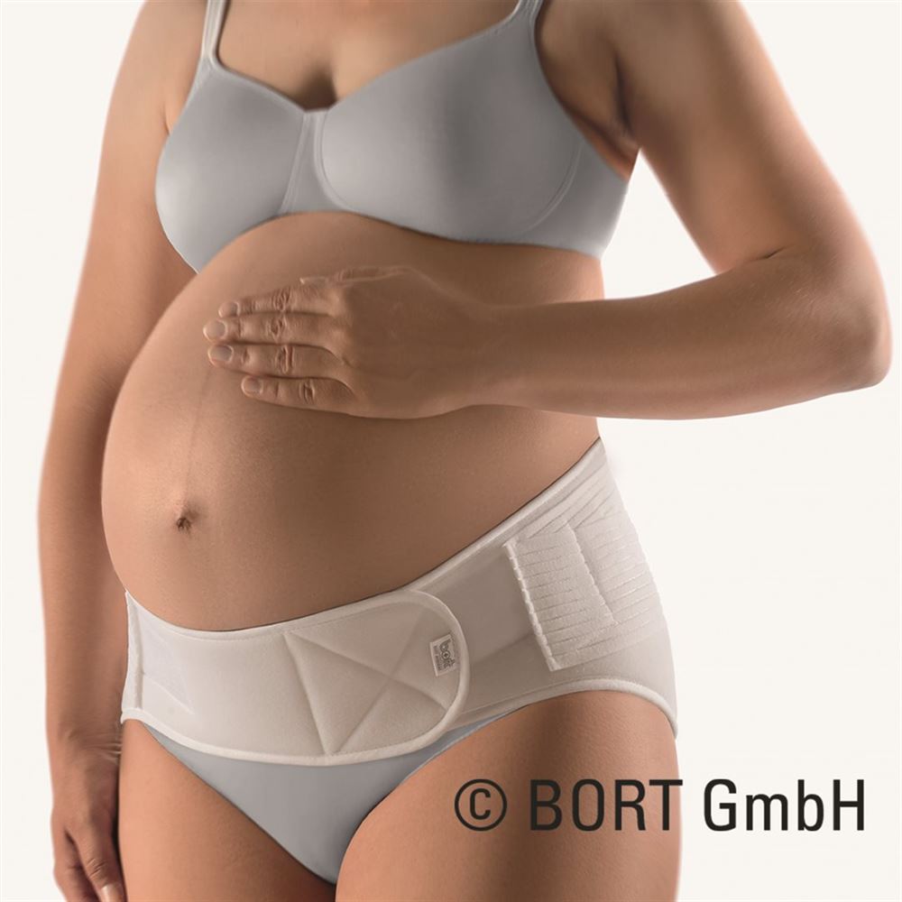 Bort Rückenbandage für Schwangere Gr1 weiss