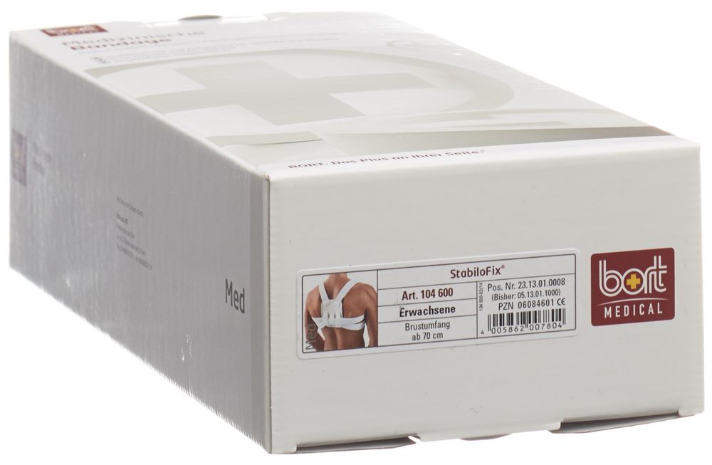 Bort StabiloFix Claviculaband GrE verstellbar weiss