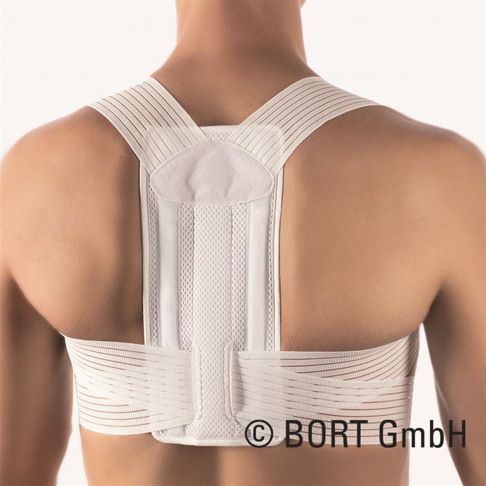 Bort StabiloFix elastischer Geradehalter Gr1 weiss