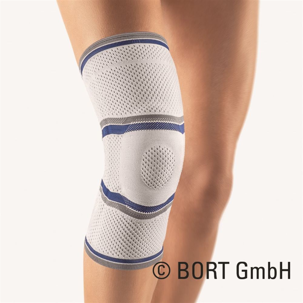 Bort StabiloGen Eco Kniebandage Gr4 silber