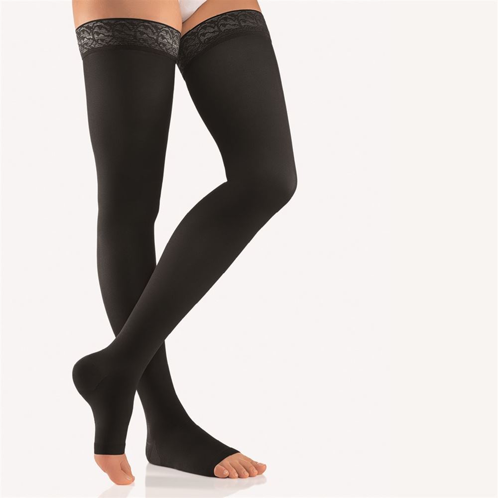 Bort Trend AG Kkl2 VI offene Spitze normal schwarz Spitzenhaftband 1 Paar