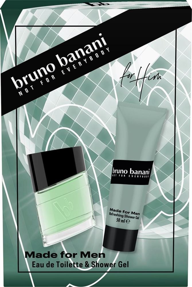 Bruno Banani Made For Men Eau de Toilette 30ml + Shower Gel 50ml