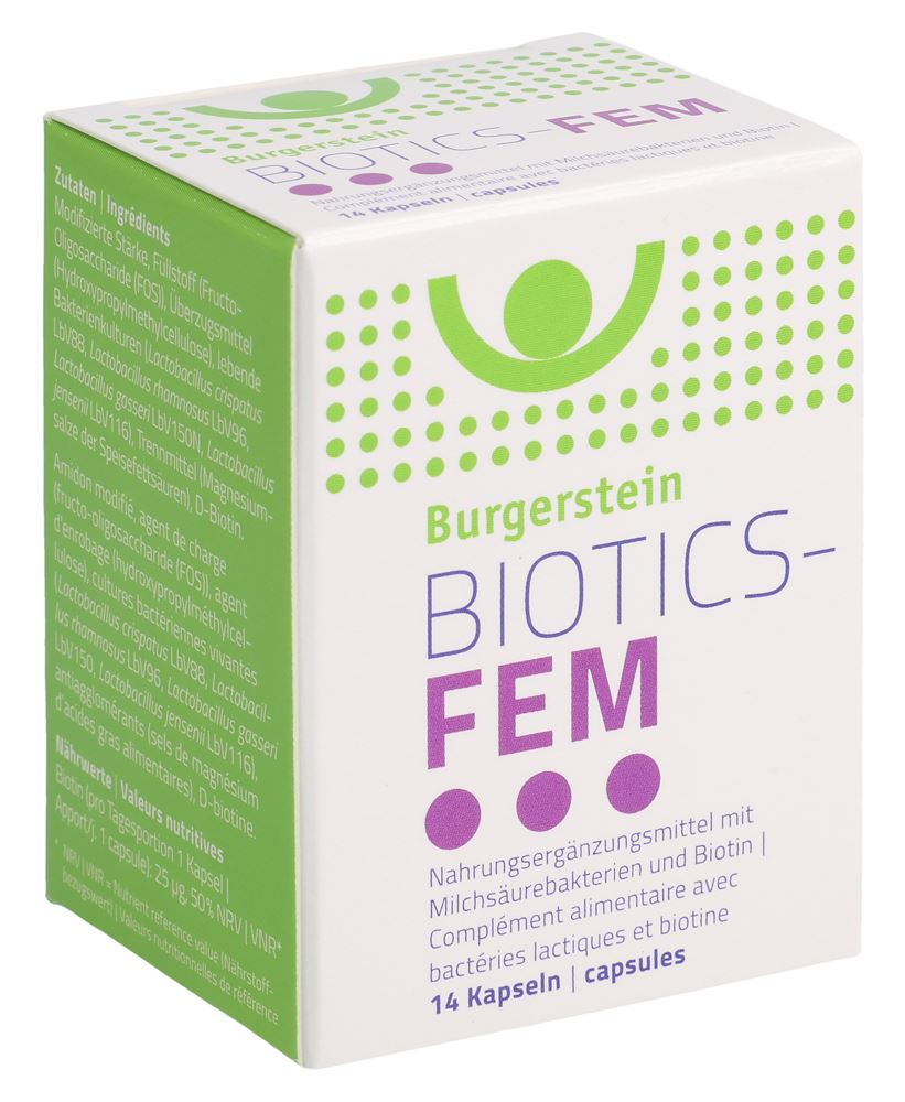 Burgerstein Biotics-Fem Kapseln 14 Stück