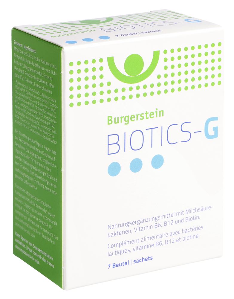 Burgerstein Biotics-G Pulver Beutel 7 Stück