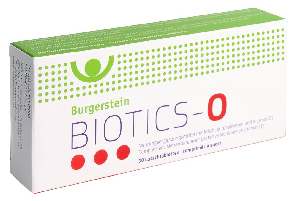 Burgerstein Biotics-O Tabletten Blist 30 Stück
