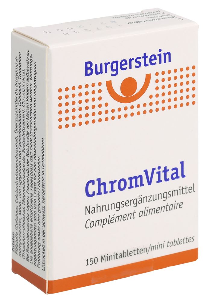Burgerstein Chromvital Tabl Disp 150 Stk