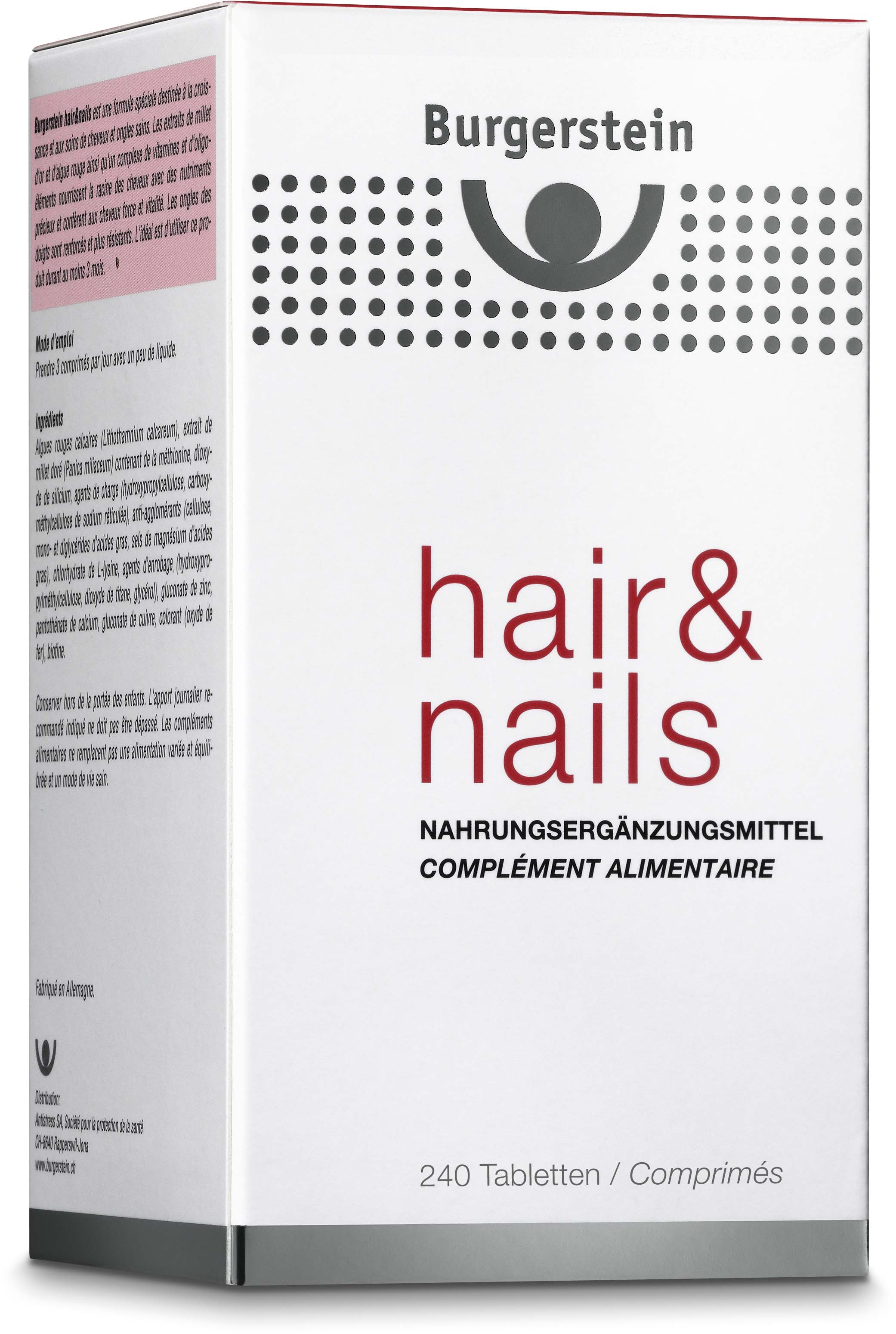 Burgerstein Hair & Nails Tabletten 240 Stück