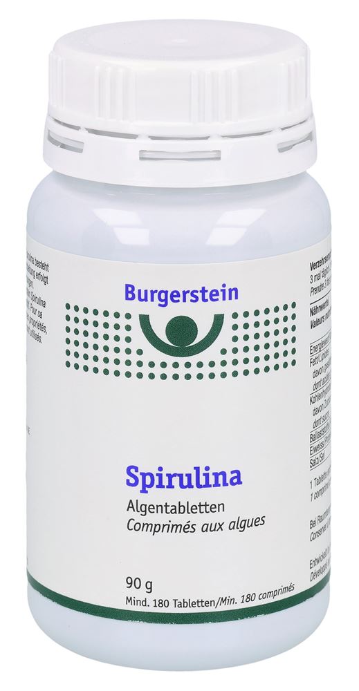 Burgerstein Spirulina Tabletten Ds 180 Stück