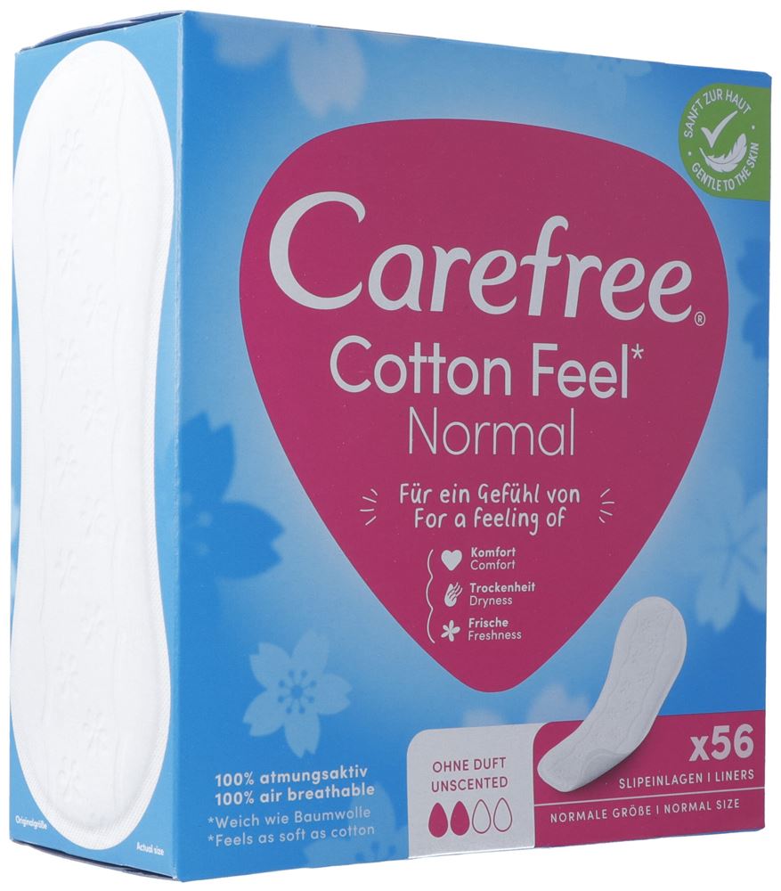 Carefree Cotton Feel Karton 56 Stk
