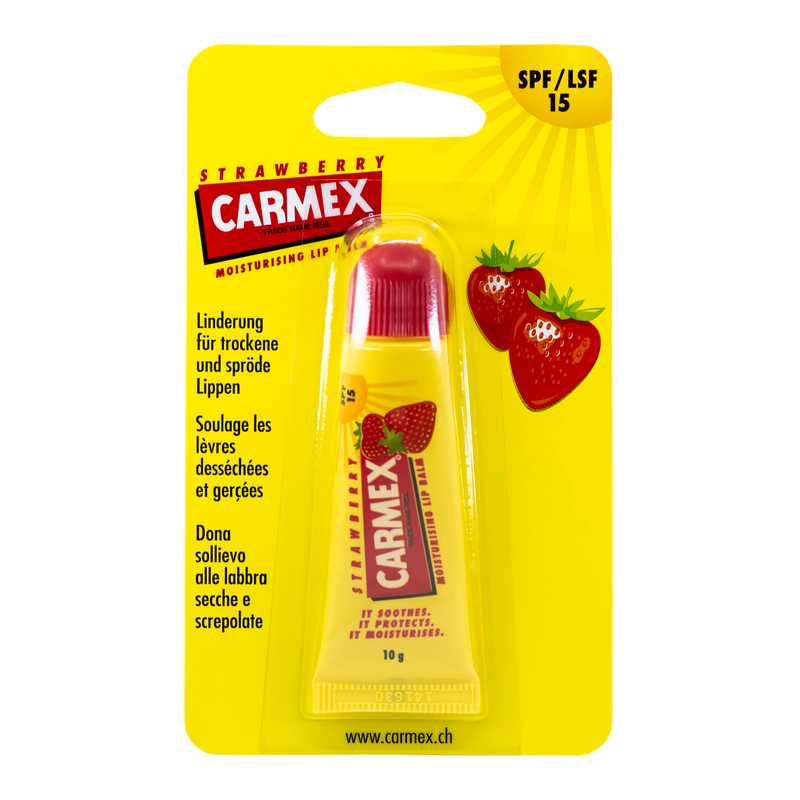 Carmex Lippenbalsam Strawberry SPF 15 Tb 10 g